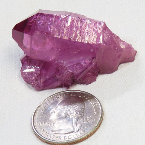 Purple Mist Aura Quartz Crystal Cluster from Arkansas