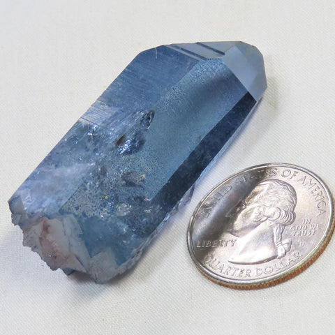 Blue Horizon Aura Quartz Crystal Point 