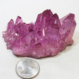 Purple Mist Aura Quartz Crystal Cluster from Arkansas