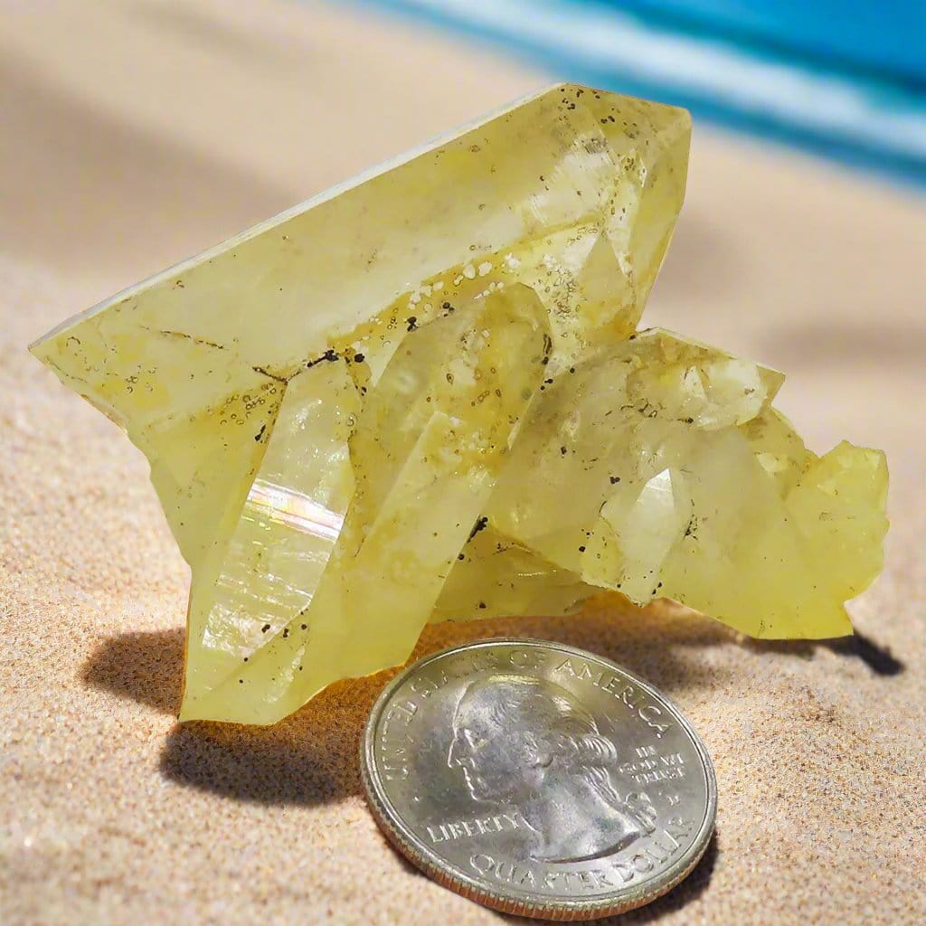 Arkansas Golden Healer Quartz Crystal Cluster w/ Time-Link Activation