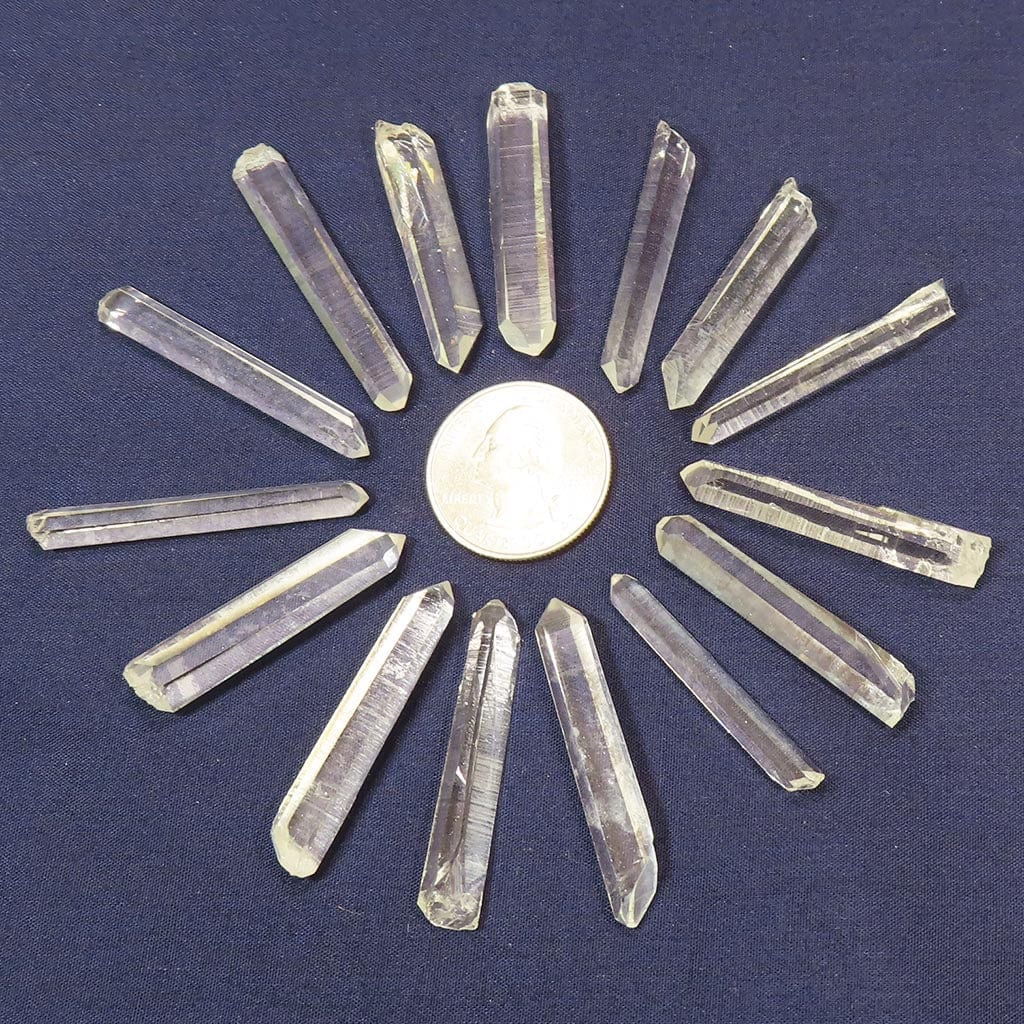 15 Arkansas Quartz Crystal Points