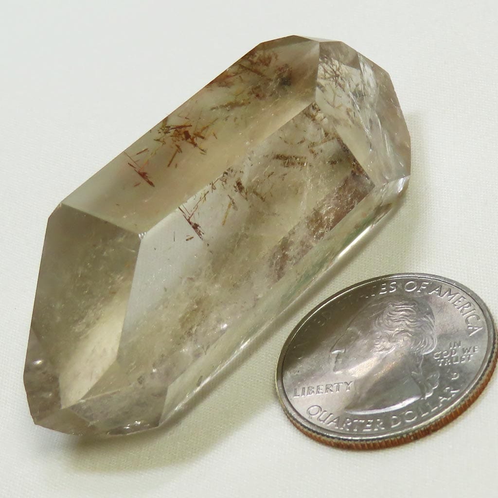 Polished Smoky Quartz Crystal Double Terminated Point