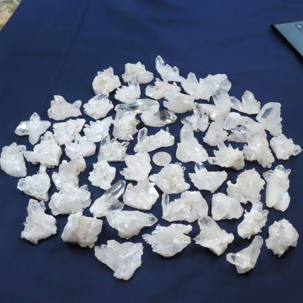 54 Arkansas Quartz Crystal Clusters