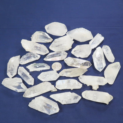 25 Arkansas Quartz Crystal Double Terminated/ET Points