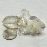 Arkansas Sand Phantom Quartz Crystal Cluster with DT and Time-Link