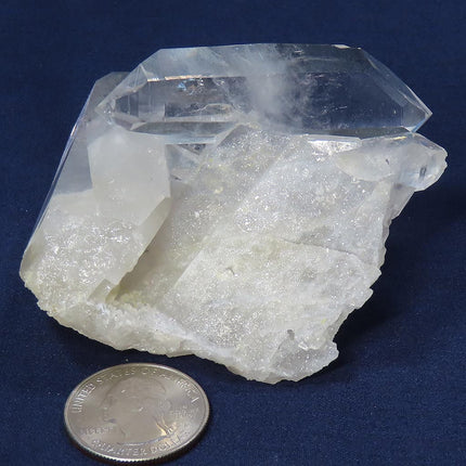 Arkansas Square Back Quartz Crystal Cluster with Time-Link Activations