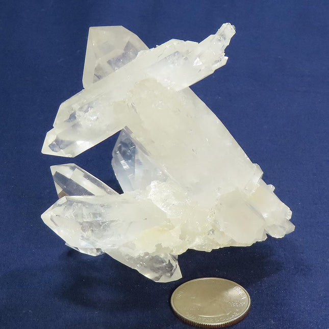 Arkansas Rare Quartz Crystal Cross Burr Cluster made of mostly DT/ET's