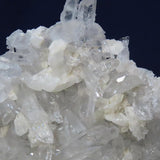 Arkansas Quartz Crystal Plate Cluster with Adularia Attached