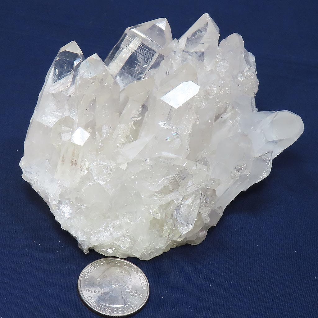 Arkansas Quartz Crystal Cluster with Twin Soulmate & Time-Links