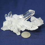 Arkansas Square Back Quartz Crystal Cluster with Time-Link Activations