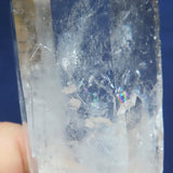 Arkansas Quartz Crystal Point with Time-Link Activations & Rainbow