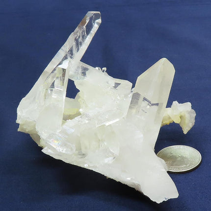 Arkansas Quartz Crystal Square Back Cluster with Time-Link Activation