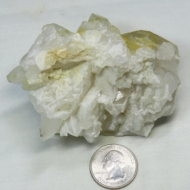 Arkansas Square Back Lemon Healer Quartz Crystal Cluster