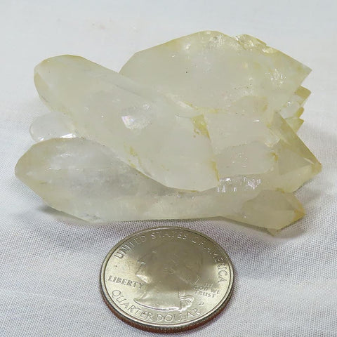 Arkansas Lemon Healer Quartz Crystal Double Terminated/ET Cluster