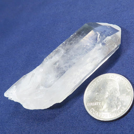 Arkansas Quartz Crystal Tabby Point with Grounding Main Face