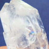 Arkansas Quartz Crystal Tabby Point with Rainbow