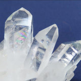 Arkansas Quartz Crystal Cluster with Time-Links, Window & Rainbow