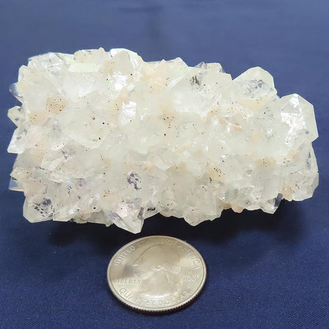 Apophyllite Cluster with Peach Stilbite from Poona, India