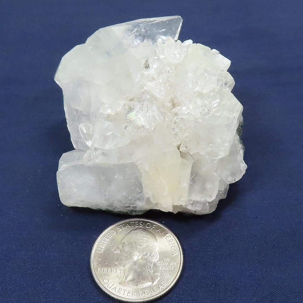 Apophyllite Cluster with Peach Stilbite from Poona, India