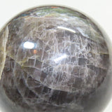 Polished Black Moonstone Sphere Ball from Madagascar