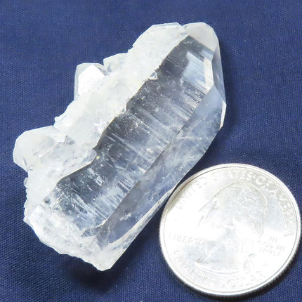 Arkansas Quartz Crystal Point with Rainbow