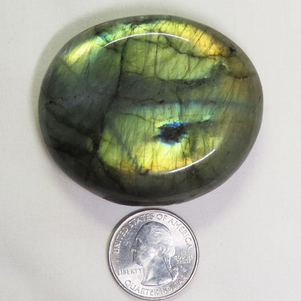 Polished Labradorite Palm Stone from Madagascar