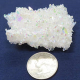 Opal or Angel Aura Quartz Crystal Burr Cluster from Arkansas