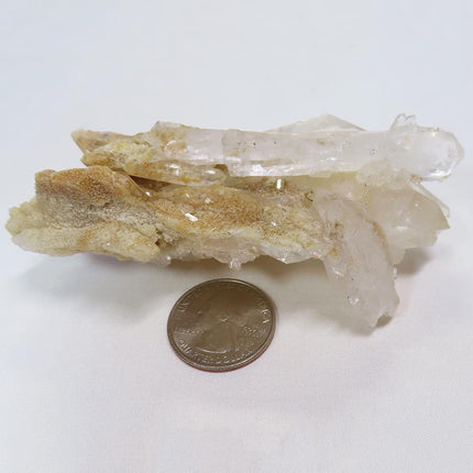 Arkansas Sand Phantom Quartz Crystal Burr Cluster w/ Faden-Line & DT's