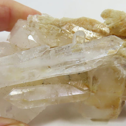 Arkansas Sand Phantom Quartz Crystal Burr Cluster w/ Faden-Line & DT's