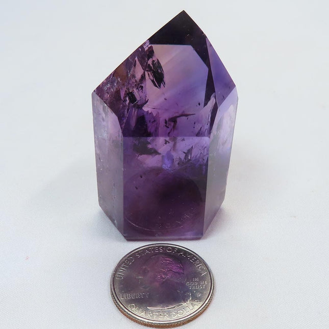 Polished Amethyst Dow Phantom Point from Bahia Brazil
