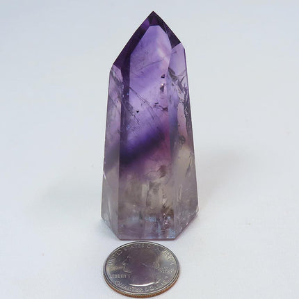 Polished Smoky Amethyst Phantom Point from Bahia Brazil