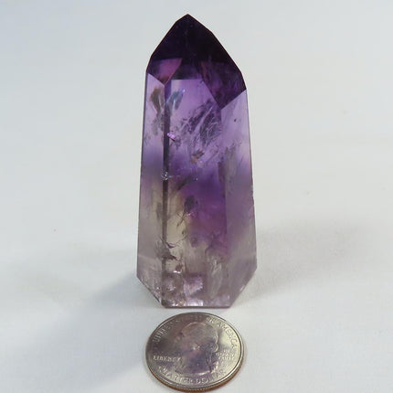 Polished Smoky Amethyst Phantom Point from Bahia Brazil