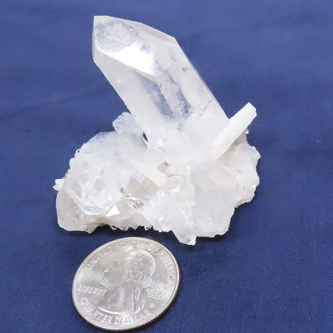 Arkansas Quartz Crystal Cluster with Time-Link Activations & Adularia