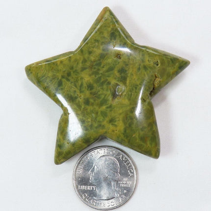 Polished Ocean Jasper Star from Madagascar