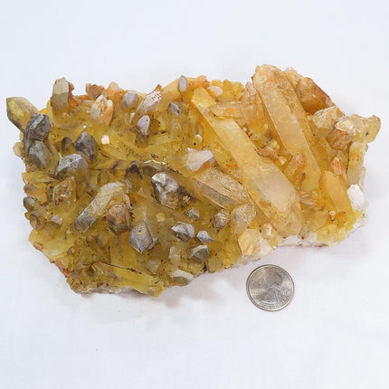  Arkansas Uncleaned Quartz Crystal Cluster w/ Some Rainbow Iridescence