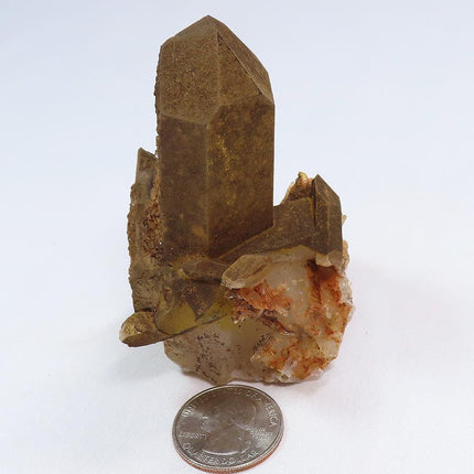 Arkansas Uncleaned Square Back Quartz Crystal Cluster