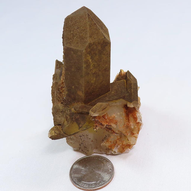 Arkansas Uncleaned Square Back Quartz Crystal Cluster