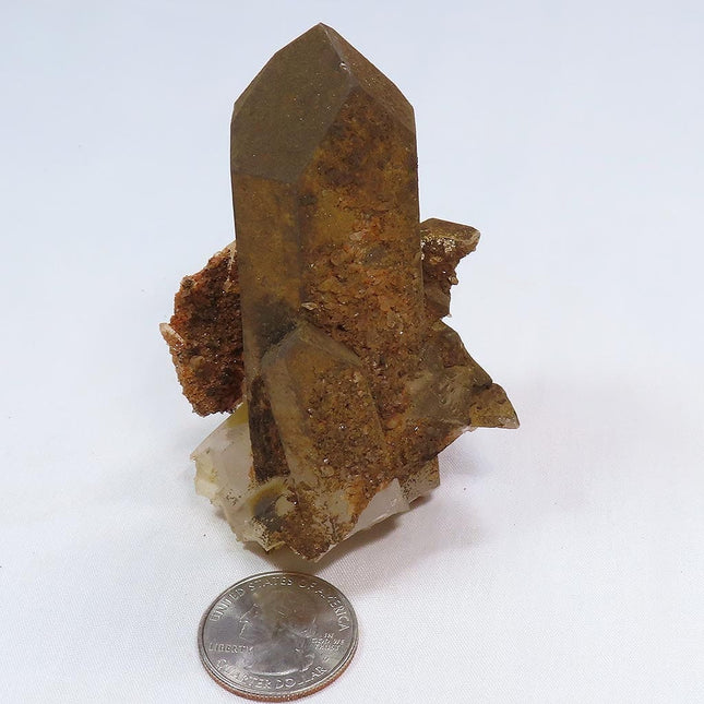 Arkansas Uncleaned Square Back Quartz Crystal Cluster