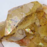  Arkansas Uncleaned Quartz Crystal Cluster with Rainbow Iridescence
