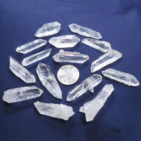 15 Arkansas Quartz Crystal Double Terminated/ET Points