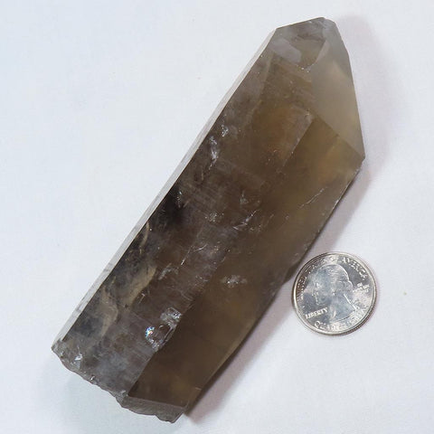 Natural Smoky Quartz Crystal Point from Brazil