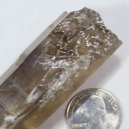 Natural Smoky Quartz Crystal Point from Brazil