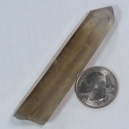 Natural Smoky Quartz Crystal Point from Brazil