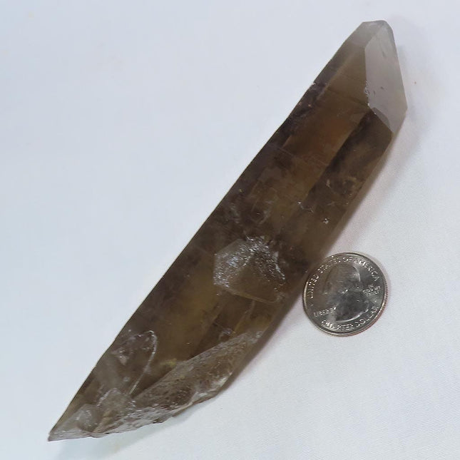 Natural Smoky Quartz Crystal Point from Brazil w/ Time-Link Activation