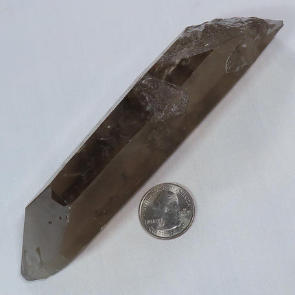 Natural Smoky Quartz Crystal Point from Brazil w/ Time-Link Activation