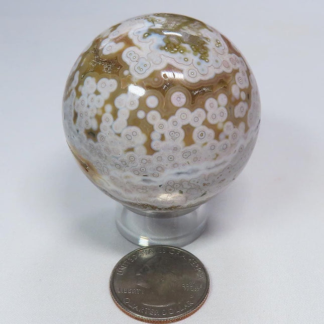 Polished Ocean Jasper Sphere Ball from Madagascar