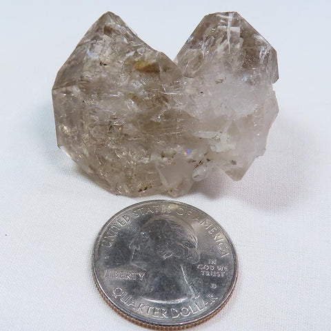 Arkansas Rare Smoky Skeletal Quartz Crystal Double Terminated/ET Point