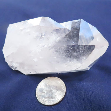 Arkansas Quartz Crystal Point with Time-Link Activation & Rainbows