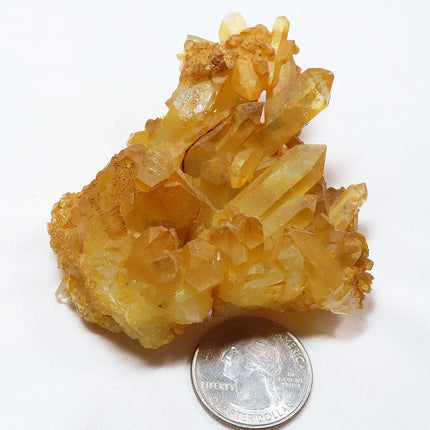 Arkansas Golden Healer Quartz Crystal Burr Cluster Rainbow Iridescence