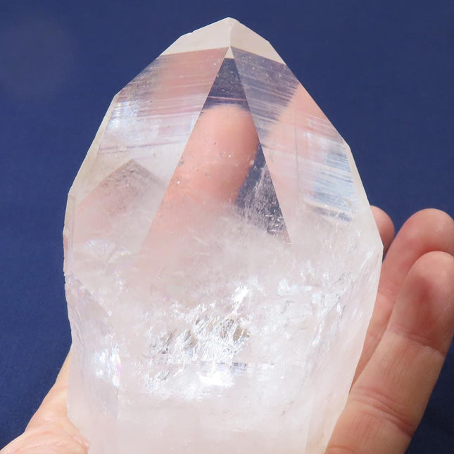 Arkansas Quartz Crystal Point with Rainbows